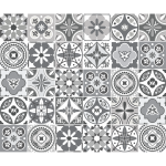Ambiance - sticker 30 stickers carrelages azulejos ariel