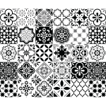 Ambiance - sticker 30 stickers carrelages azulejos sebastian