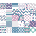 Ambiance - sticker 30 stickers carrelages scandinave split