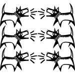Ambiance - sticker sticker 5 chiens de caract�re