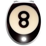 Ambiance - sticker sticker abattant wc boule de billard