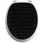 Ambiance - sticker sticker abattant wc effet cuir de crocodile