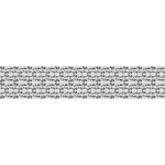 Ambiance - sticker adh�sif d�co vitre d�poli privatif motif baroque long