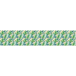 Ambiance - sticker adh�sif d�co vitre - d�poli privatif - orchid�e verte xl