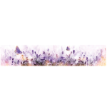 Ambiance - sticker adhésif déco vitre fenêtre - 200x40cm - champ de lavande et papillons violets Ambiance - sticker adhésif déco vitre fenêtre - 200x40cm - champ de lavande et papillons violets