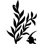 Ambiance - sticker sticker algue poisson