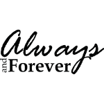 Ambiance - sticker sticker always and forever