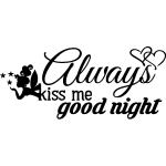 Ambiance - sticker sticker always kiss me, good night