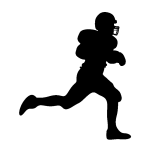 Ambiance - sticker sticker american football player