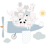 Ambiance - sticker stickers animaux cap vers les vacances