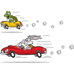 Ambiance - sticker stickers animaux course de voitures