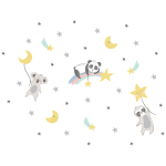 Ambiance - sticker stickers animaux dans les �toiles