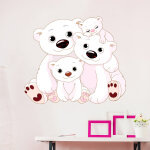 Ambiance - sticker sticker animal famille ours