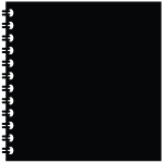 Ambiance - sticker sticker ardoise bloc notes + craie liquide blanche