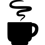 Ambiance - sticker sticker ardoise caf� chaud