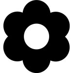 Ambiance - sticker sticker ardoise dessin d'une fleur