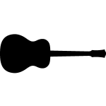Ambiance - sticker sticker ardoise guitare acoustique