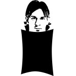 Ambiance - sticker sticker ardoise lionel messi