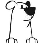 Ambiance - sticker sticker auto chien penseur