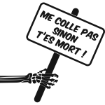 Ambiance - sticker sticker auto citation ne me colle pas
