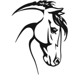 Ambiance - sticker sticker auto t�te de cheval
