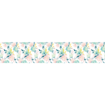 Ambiance - sticker autocollant pour vitre et fen�tre d�poli privatif imprim� composition florale xl
