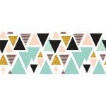 Ambiance - sticker autocollant pour vitre et fenêtre dépoli privatif imprimé triangles scandinaves Ambiance - sticker autocollant pour vitre et fenêtre dépoli privatif imprimé triangles scandinaves