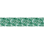 Ambiance - sticker autocollant pour vitre et fen�tre - privatif - vitrophanie 200x40cm - feuilles de ...