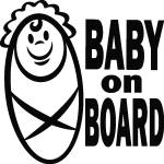 Ambiance - sticker sticker baby on board b�b�