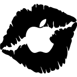 Ambiance - sticker sticker baiser apple