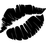 Ambiance - sticker sticker baiser noir