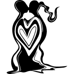 Ambiance - sticker sticker baiser romantique