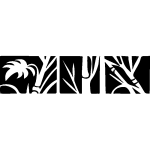 Ambiance - sticker sticker bambous encadr�s