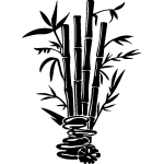 Ambiance - sticker sticker bambous de la rivi�re