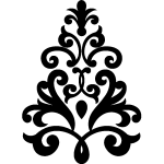 Ambiance - sticker sticker baroque fleur artistique