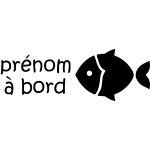 Ambiance - sticker sticker b�b� � bord personnalisable dr�le de poisson