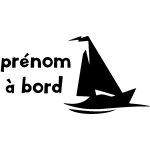 Ambiance - sticker sticker bb  bord personnalis sur son voilier