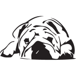 Ambiance - sticker sticker bulldog