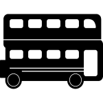 Ambiance - sticker sticker bus londonien