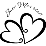 Ambiance - sticker sticker c?urs de nouveaux - mari�s