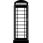 Ambiance - sticker sticker cabine téléphonique londonienne Ambiance - sticker sticker cabine téléphonique londonienne