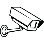 Ambiance - sticker sticker cam�ra de surveillance