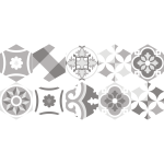 Ambiance - sticker stickers carrelages hexagones sol adamo anti - d�rapant