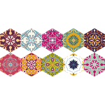Ambiance - sticker stickers carrelages hexagones sol dafne anti - d�rapant