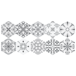 Ambiance - sticker stickers carrelages hexagones sol fabiano anti - d�rapant