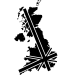 Ambiance - sticker sticker carte de l'angleterre union jack Ambiance - sticker sticker carte de l'angleterre union jack