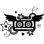 Ambiance - sticker sticker cassette enchant�e