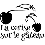 Ambiance - sticker sticker la cerise sur le gateau