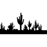 Ambiance - sticker sticker champs de cactus