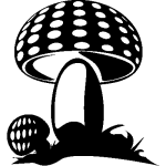 Ambiance - sticker stickers champignon